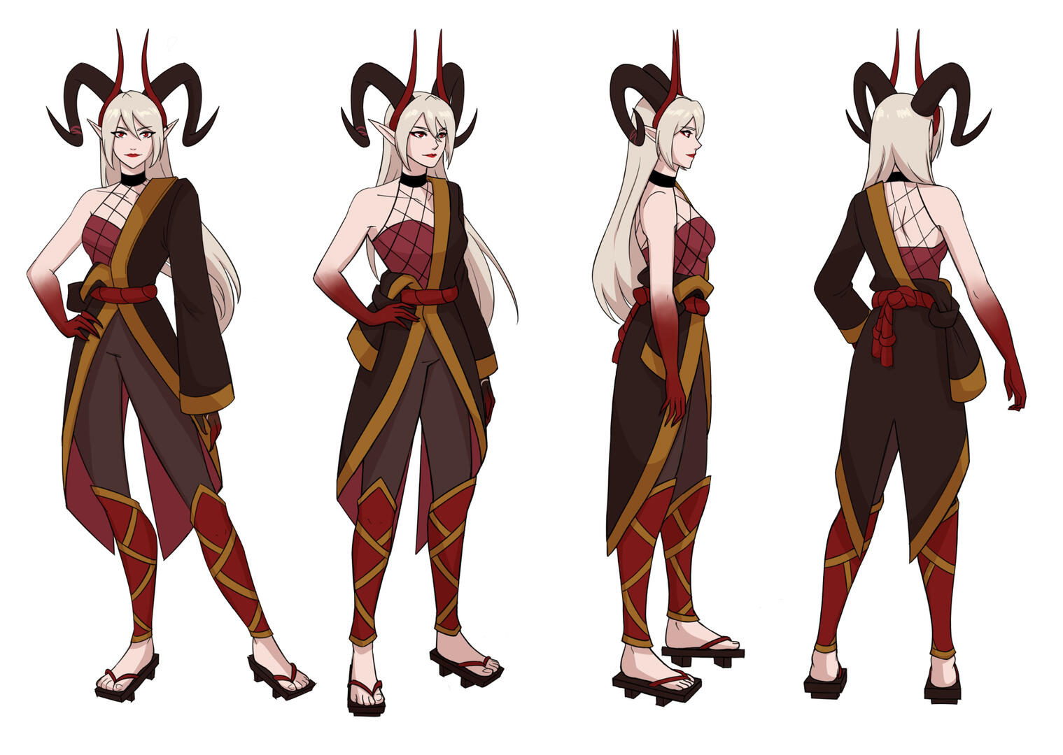 Original character - Mysha old design turnaround