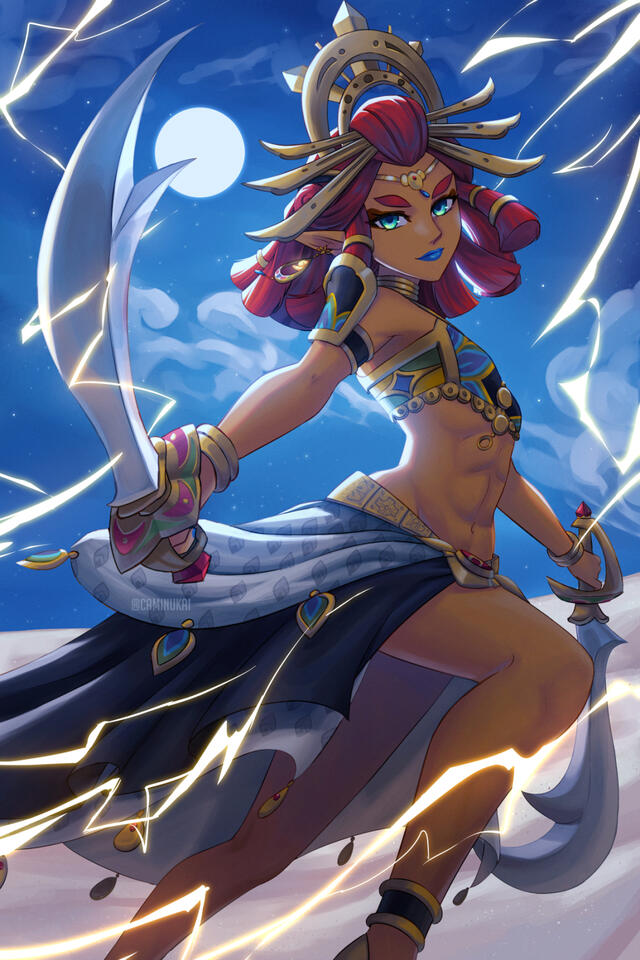 Riju - Tears of the Kingdom fanart Riju - Tears of the Kingdom fanart
