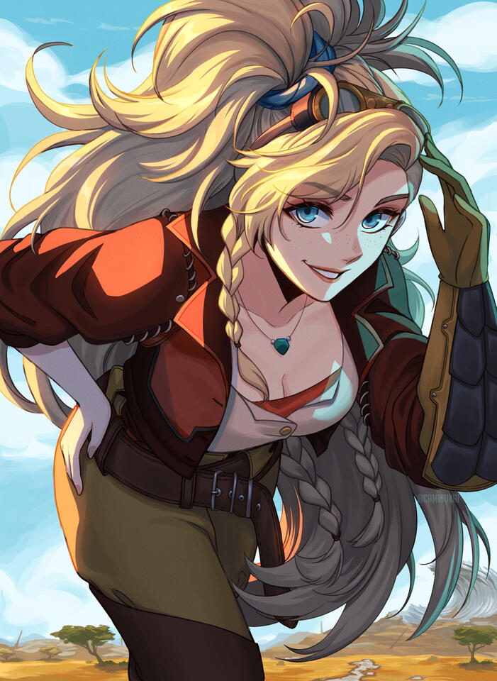 Gemma - Monster Hunter fanart Gemma - Monster Hunter fanart