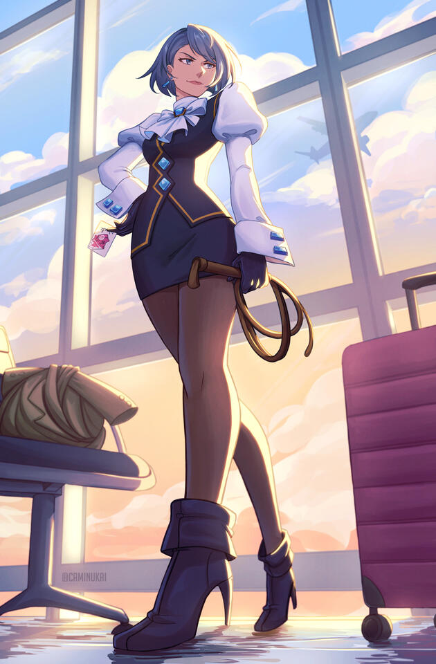 Franziska - Ace Attorney fanart