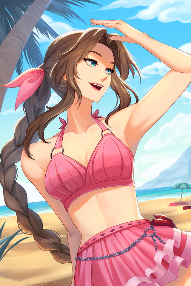 Aerith - Final Fantasy VII fanart
